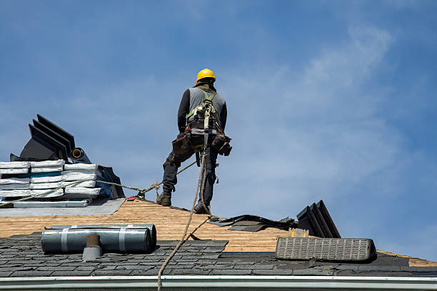 Professional Roof Installation technician working in Tendoy, ID